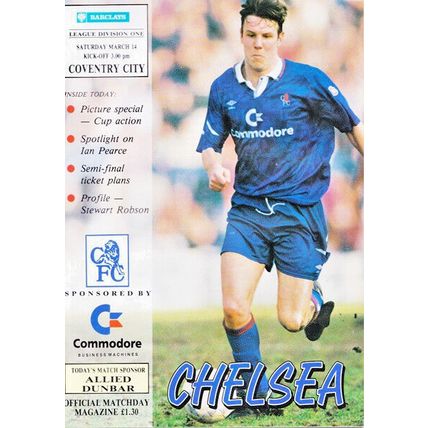 CHELSEA v COVENTRY CITY LEAGUE DIVISION ONE 1991/92