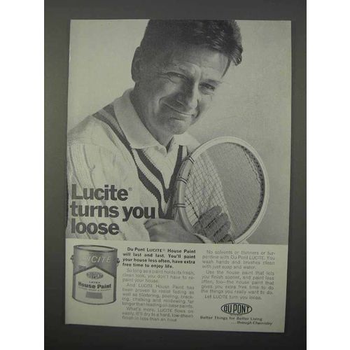 1966 Du Pont Lucite House Paint Ad