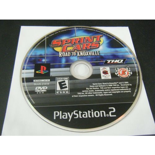 Sprint Cars: Road to Knoxville (Sony PlayStation 2, 2006) - Disc Only!!!!