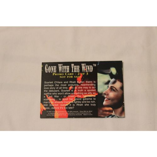 1995 DuCards Gone with the Wind Promo