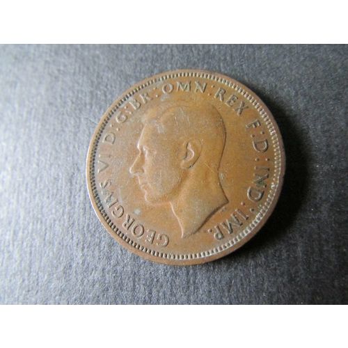 1939 GEORGE VI HALFPENNY FREE POST. H