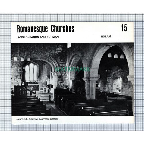 C4447) St Andrew Church Bolam Northumberland - 1969 Cutting