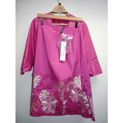 LINEA RAFFAELLI FUCHSIA SKIRT SUIT WEDDING / RACES £995 UK 10 & UK 12 BNWT