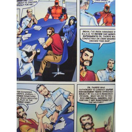 Bloodfire #0 Original Color Proof Acetate 3 pg. Lot pgs #14/16 & Issue #12 pg.12