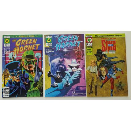 Green Hornet: 1990's Now Comics Lot of 3 in VF/NM Condition