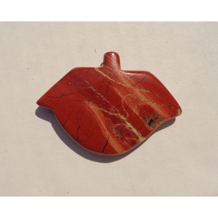 B Red Jasper Touch Palm Stone 2 Inch Gemstone Energy Work