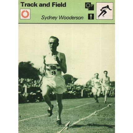 Sydney Wooderson Track & Field Athletics Olympic Games Card