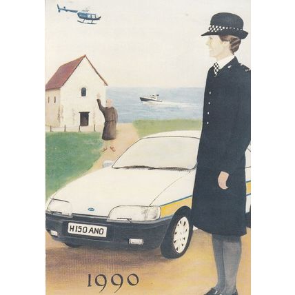Essex Police Chelmsford 1990 Missing Car Number Plate Policewoman Bradwell On Se