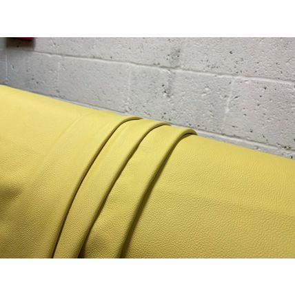 Italian Full Whole Leather Cow Hide Colour Corn Yellow