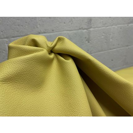 Italian Full Whole Leather Cow Hide Colour Corn Yellow