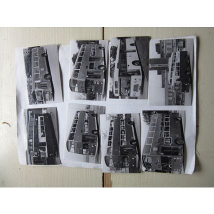 28 x small photograph set of TRAMS AND BUSES, LIVERPOOL PASSENGER TRANSPORT #