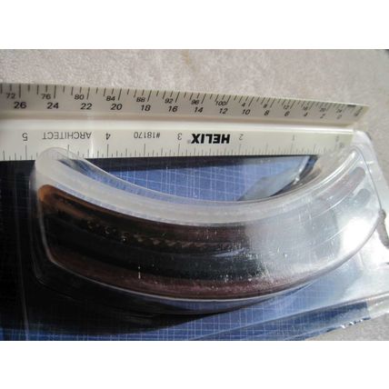Goody 4.5" 5" Plastic Shelli Banana Clips Hair Updo Frosted Black Brown Tortoise