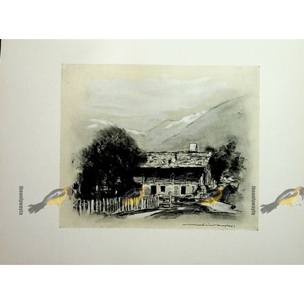 Chalet Near Lucerne, Switzerland, Menpes, Book Illustration (Print), 1903
