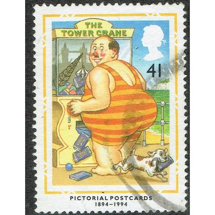 1994 Centenary of Picture Postcards 41p Multicoloured SG1819 FU