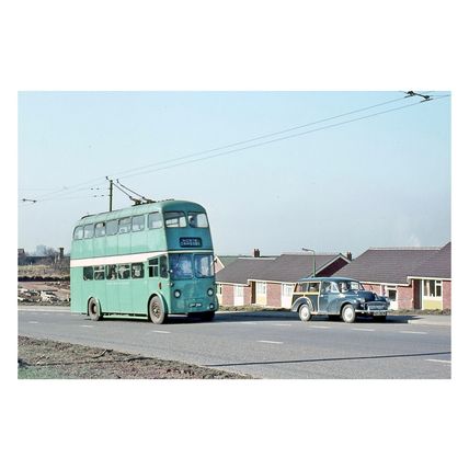 pt6920 - Teeside Trolleybus 17 to North Ormesby - photograph 6x4