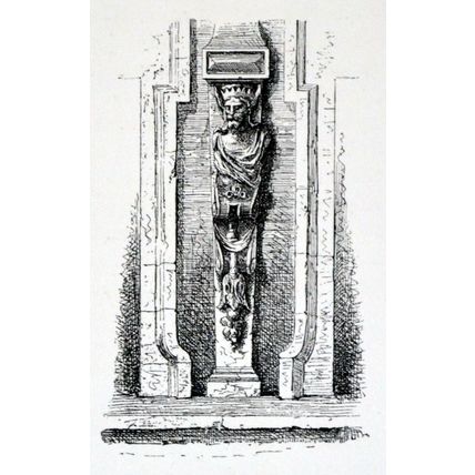 FIGURE DU ROI MIDAS, A LA BOURSE DE LILLE 1879 Jean Eugène Sadoux ETCHING