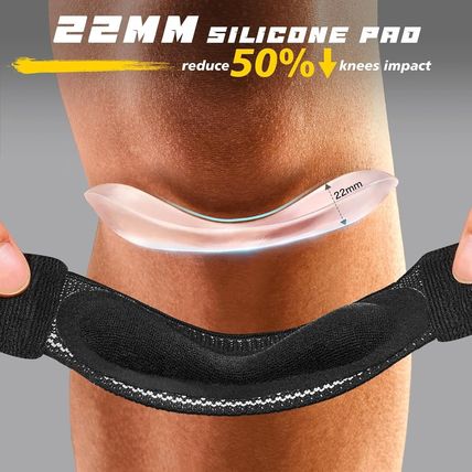 FREETOO Patella Tendon Knee Strap Sports Shock-Absorbing Knee Brace Small Medium