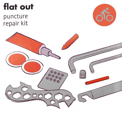 Bike Tyre Tube Bicycle Puncture Patches, Repair Tool Kit Cycle Puncher