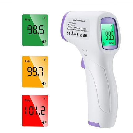 Forehead Thermometer, Digital Infrared Thermometer for Kids & Adults,& free mask