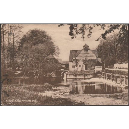 Mapledurham Mill, Oxfordshire, 1920 - Ridley Postcard