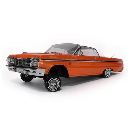 REDCAT SIXTYFOUR RTR RC LOWRIDER CAR 1:10 1964 CHEVY IMPALA HOPPING Orange/White