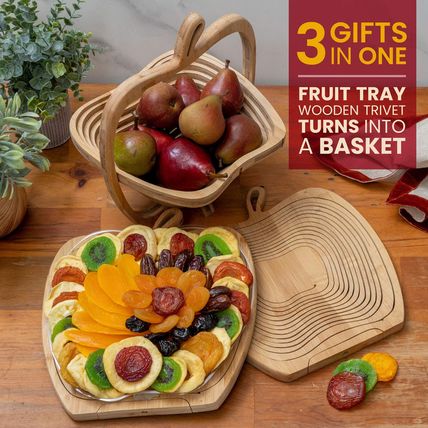 BONNIE and POP - Dried Fruit Gift Basket - Healthy Gourmet Snack Box - Holiday F