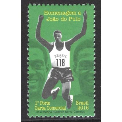BRAZIL 2016: TRIBUTE TO JOÃO DO PULO - 1Porte MNH (G15)