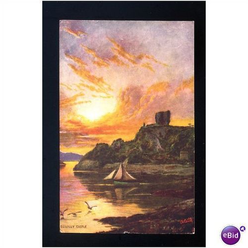 TUCK OILETTE Postcard 7136 "Dunolly Castle"