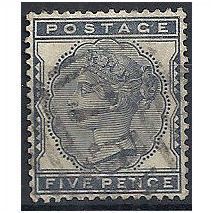 1881 SG169 5d Indigo Good/Fine Used .