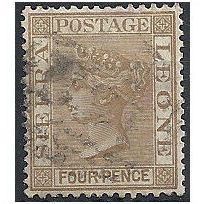 Sierra Leone 1891 SG33 4d Brown Fine Used . .