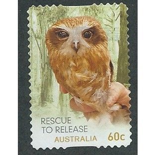 AUS 2010 60c (S/A) 'RESCUE TO RELEASE- OWL' FINE USED (EBID36-770)