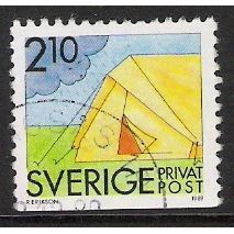 Fa 1564: 2 Kr. 10 multicoloured Summer Pleasures: Camping.