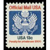 O129 13c Eagle Fine MNH G0543