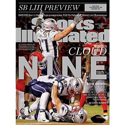 SPORTS ILLUSTRATED-JANUARY 28, 2019-TOM BRADY-CLOUD NINE-NEW-NO LABEL-FAST SHIP