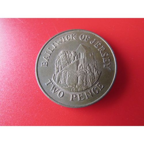 1998 QUEEN ELIZABETH II BAILIWICK OF JERSEY TWO PENCE FREE POST. AY