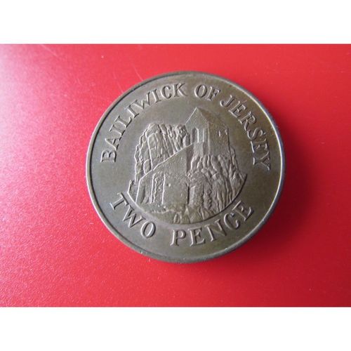 1998 QUEEN ELIZABETH II BAILIWICK OF JERSEY TWO PENCE. AY