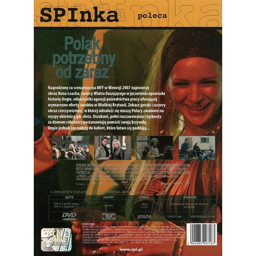 Polak potrzebny od zaraz (DVD) 2008 Ken Loach, Leslaw Zurek POLSKI