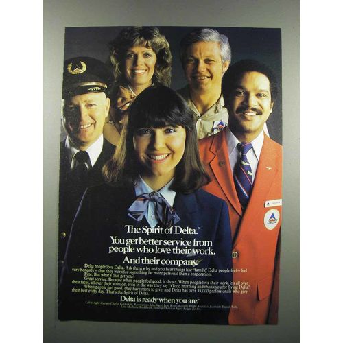 1983 Delta Airlines Ad - The Spirit of Delta
