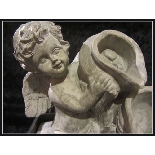 Zimmerbrunnen ENGEL Figur, mit Wasserlauf, Kaskade