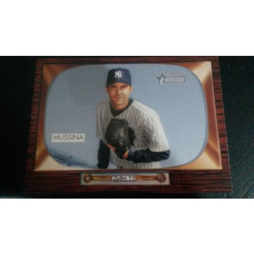 2004 Bowman Heritage Card # 180 Mike Mussina Excellent (5) New York Yankees