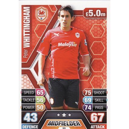 Match Attax 2013/2014 50 Peter Whittingham Cardiff City