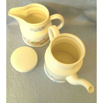 RARE - PAUL BOCUSE COFFEE or TEA POT AND CREAM or MILK PITCHER