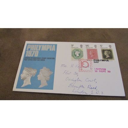 1970 GB FDC - Philympia Stamp Exhibition - Philympia Day