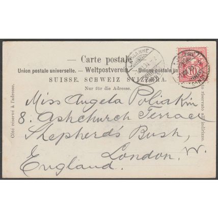 Avenue de Théâtre, Lausanne, 1904 - Corbaz & Cie CPA