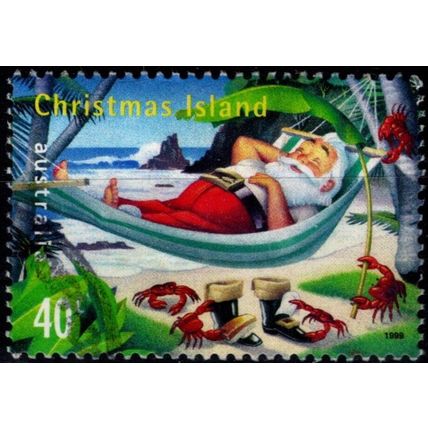 D2196 Christmas Island Stamp 1999 40c Christmas Used