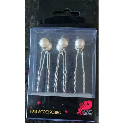 Wildest Dreams Single Pearl Hair Pin Ladies Womens Hair Accessory Bridal Prom
