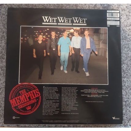 Wet Wet Wet – The Memphis Sessions (JWWWL2) 1988 (LP)