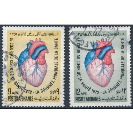 World Health Day - Afghanistan 1972 - F H - MiNr 1110/11