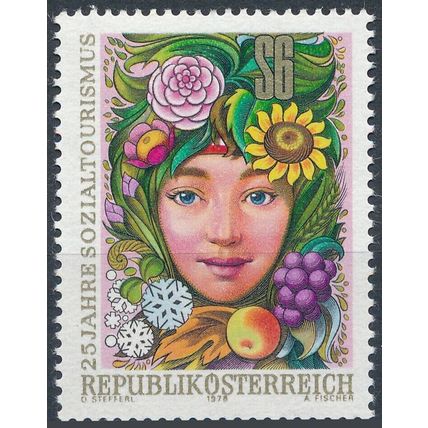 25th Anniv Association for Social Tourism - Austria 1978 - MNH - MiNr 1577