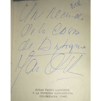 Judas Tadeo Landinez y la Primera Bancarrota Colombiana, 1842 by Mario Jaramillo